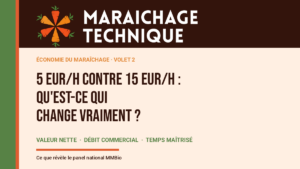 5 €/h contre 15 €/h en maraîchage bio : les facteurs qui changent vraiment